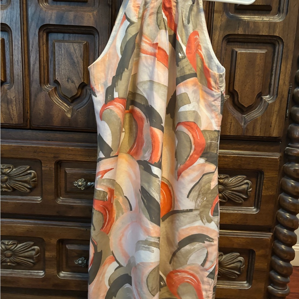 Tommy Bahama Cotton/Silk Halter Dress
